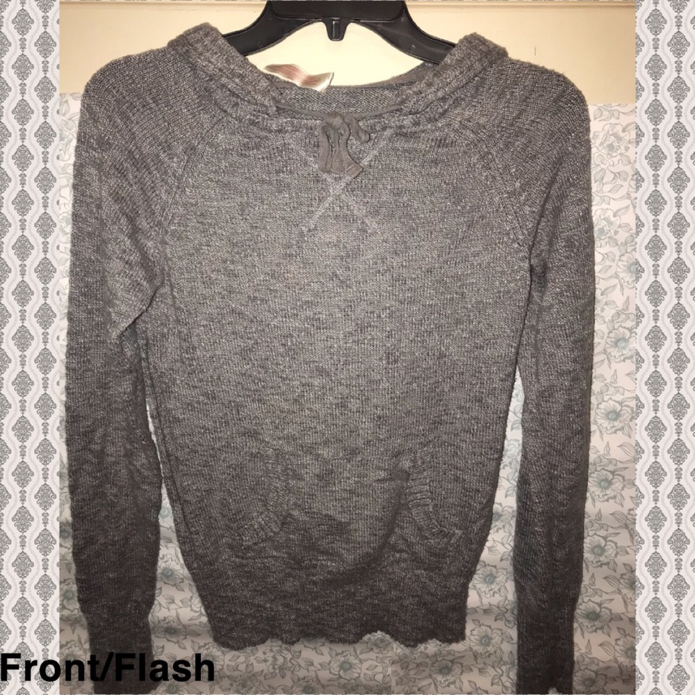 Grey Hooded Sweatshirt